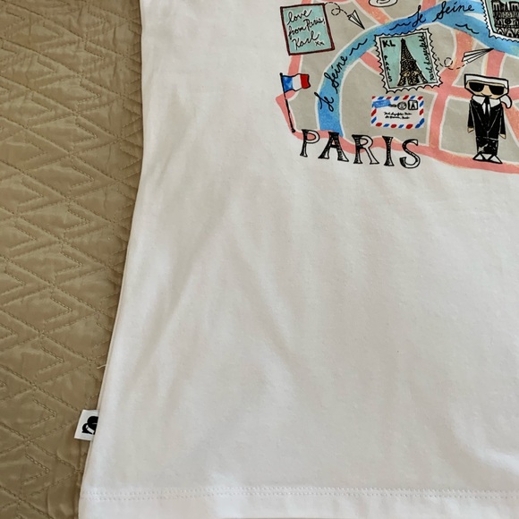 Karl Lagerfeld Women’s T-shirt Color White - Picture 4 of 7